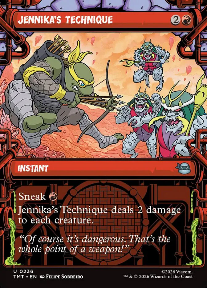 Jennika's Technique - Borderless - Inverted - Showcase (Foil)