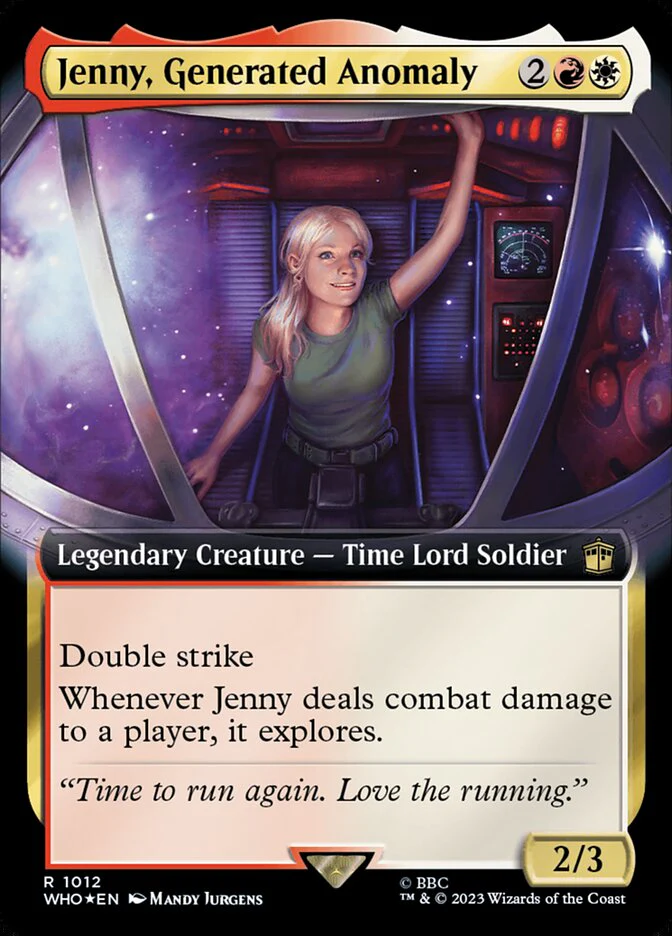 Jenny, Generated Anomaly - Extended Art - Legendary - Surge Foil (Foil)