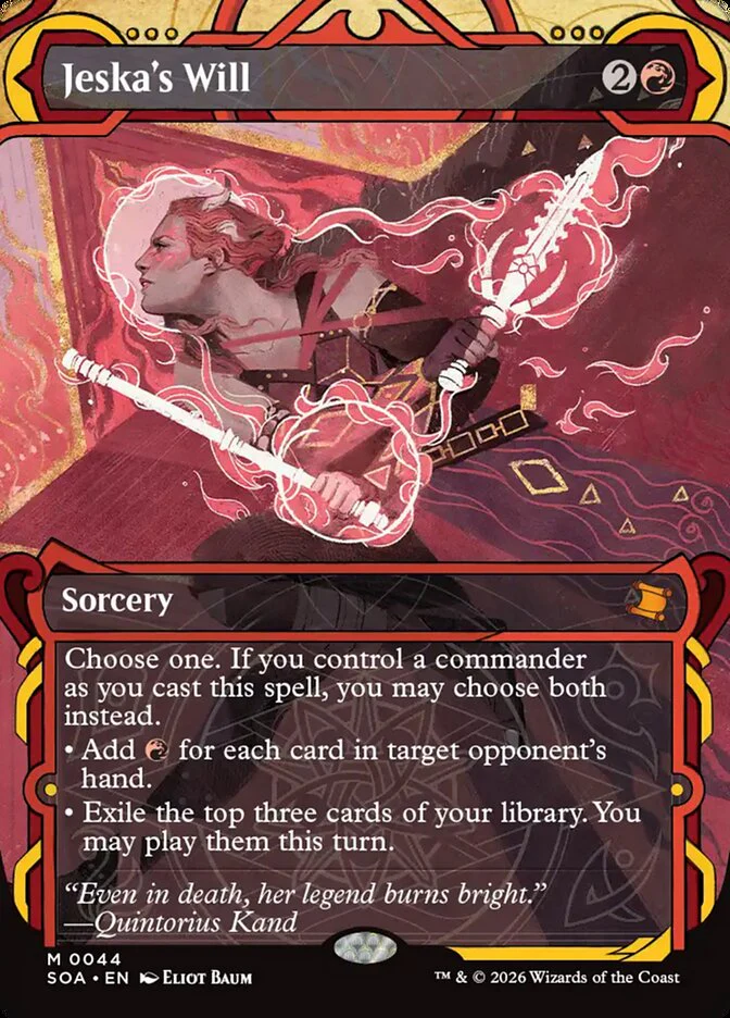 Jeska's Will - Borderless - Inverted - Showcase (Foil)