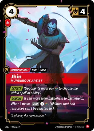 Jhin - Murderous Artist - Foil