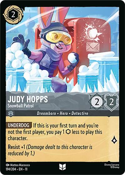 Judy Hopps - Snowball Patrol - Foil