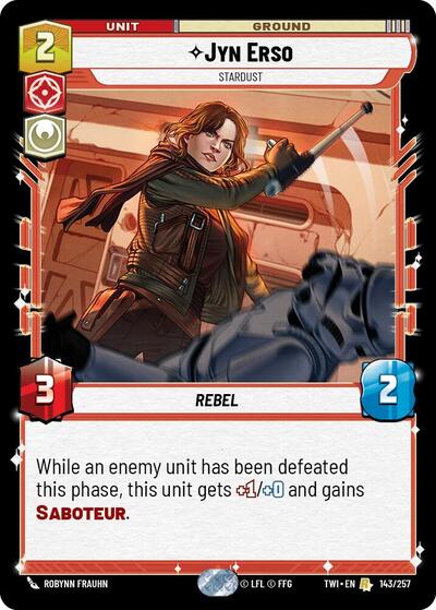 Jyn Erso - Stardust  - Foil