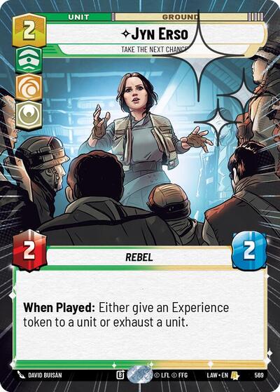 Jyn Erso - Take the Next Chance (Hyperspace) - Foil