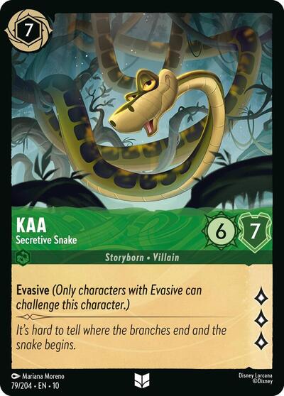 Kaa - Secretive Snake - Foil