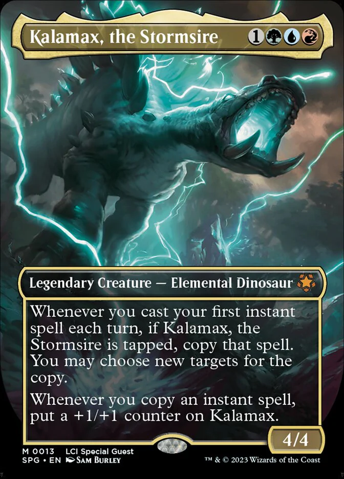 Kalamax, the Stormsire - Borderless - Full Art - Inverted - Legendary (Foil)