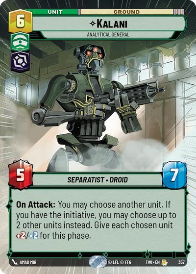 Kalani - Analytical General (Hyperspace) - Foil