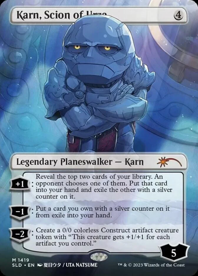 Karn, Scion of Urza - Borderless - Full Art