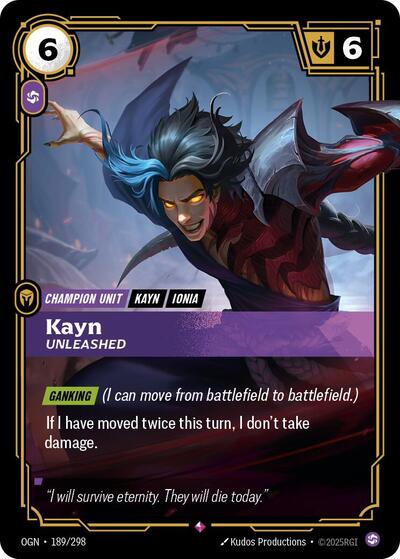 Kayn - Unleashed - Foil