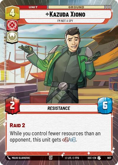 Kazuda Xiono - I'm Not A Spy (Hyperspace) - Foil