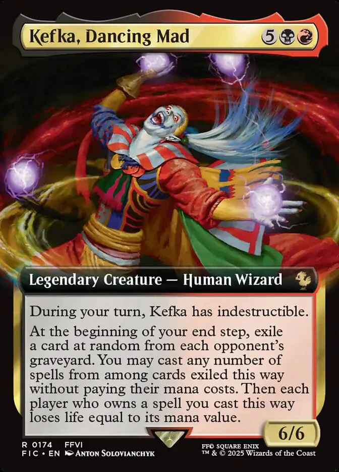 Kefka, Dancing Mad - Extended Art - Legendary (Foil)