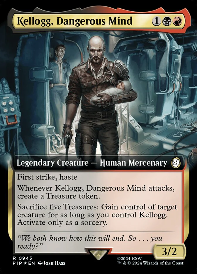 Kellogg, Dangerous Mind - Extended Art - Legendary - Surge Foil (Foil)