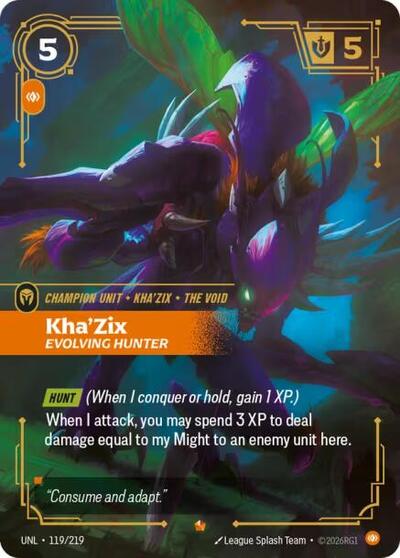 Kha'Zix - Evolving Hunter - Foil