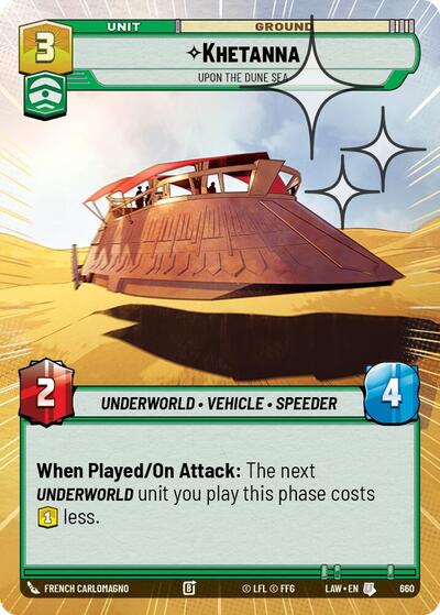 Khetanna - Upon the Dune Sea (Hyperspace) - Foil