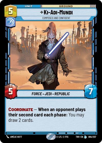 Ki-Adi-Mundi - Composed and Confident  - Foil