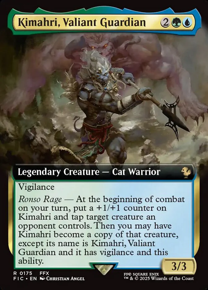 Kimahri, Valiant Guardian - Extended Art - Legendary