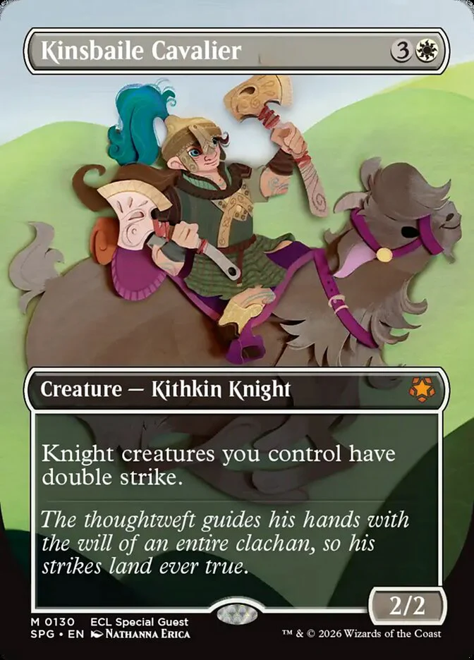 Kinsbaile Cavalier - Borderless - Full Art - Inverted (Foil)