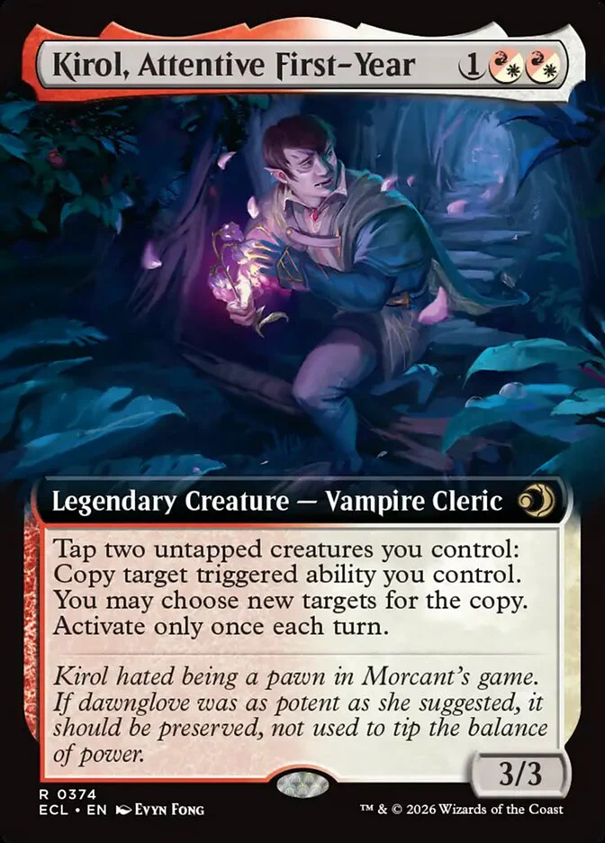 Kirol, Attentive First-Year - Extended Art - Legendary (Foil)