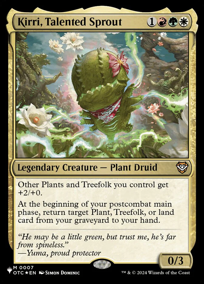 Kirri, Talented Sprout - Legendary