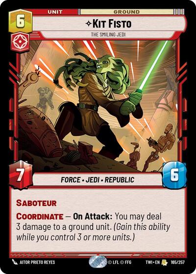 Kit Fisto - The Smiling Jedi  - Foil