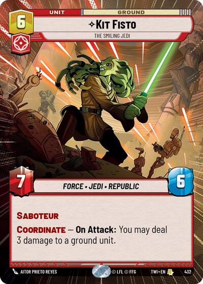 Kit Fisto - The Smiling Jedi  (Hyperspace) - Foil