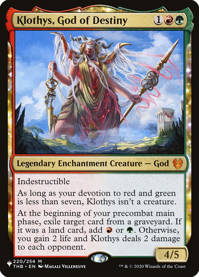Klothys, God of Destiny - Enchantment - Legendary