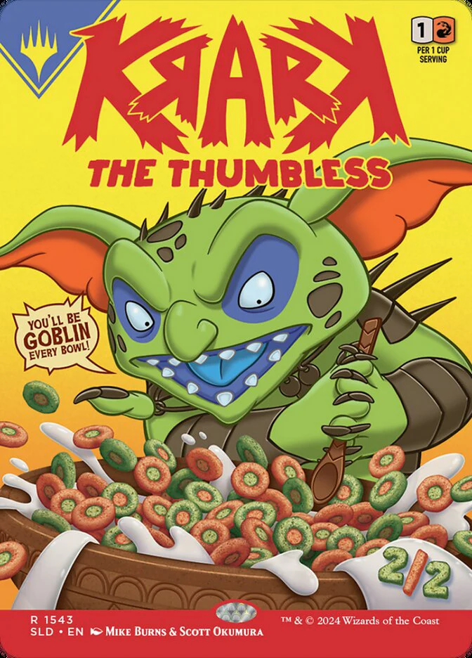 Krark, the Thumbless // Krark, the Thumbless - Borderless - Full Art - Legendary