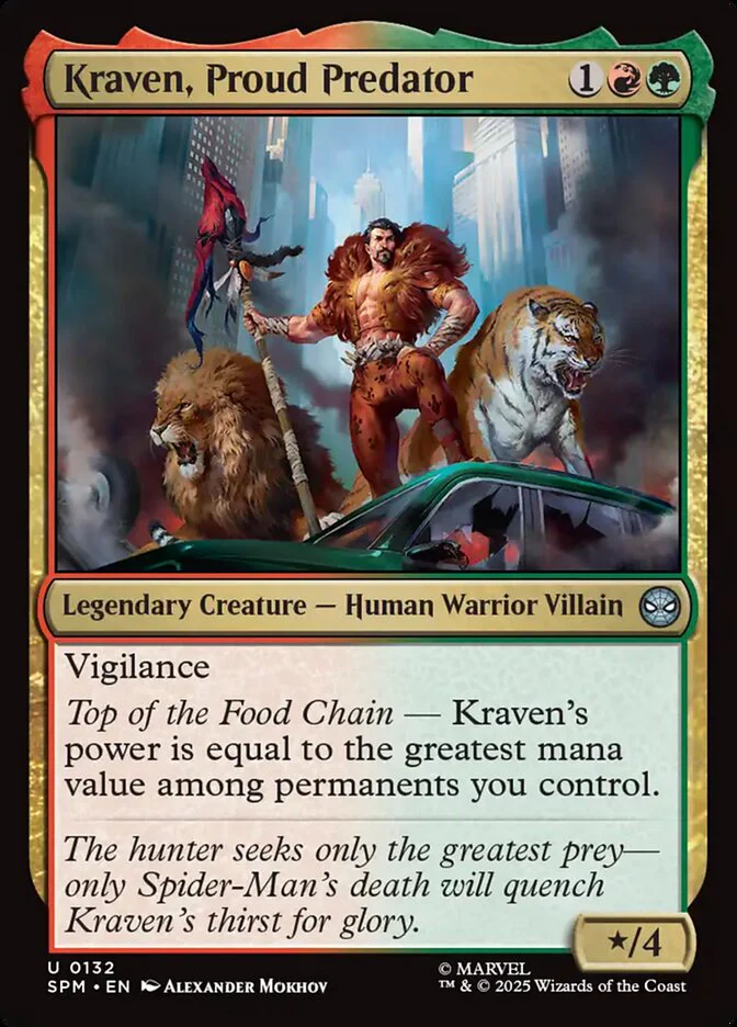Kraven, Proud Predator - Legendary (Foil)