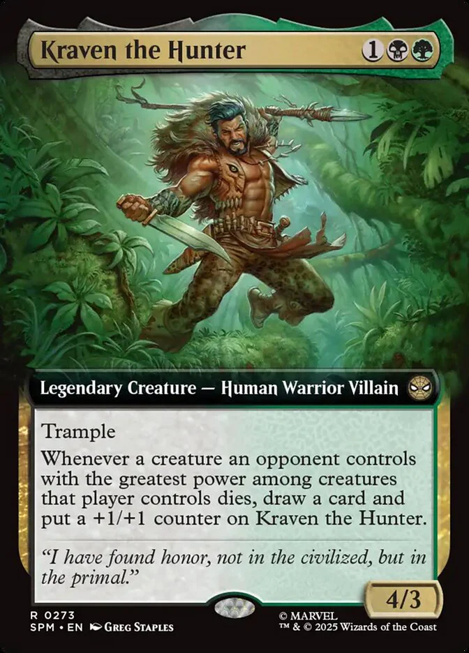 Kraven the Hunter - Extended Art - Legendary