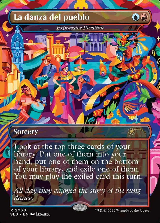 La danza del pueblo - Expressive Iteration - Borderless - Full Art - Inverted