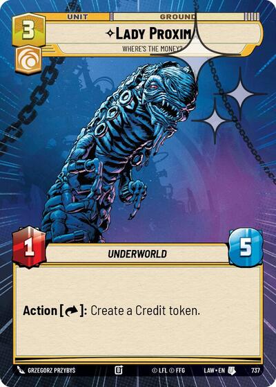 Lady Proxima - Where's the Money? (Hyperspace) - Foil