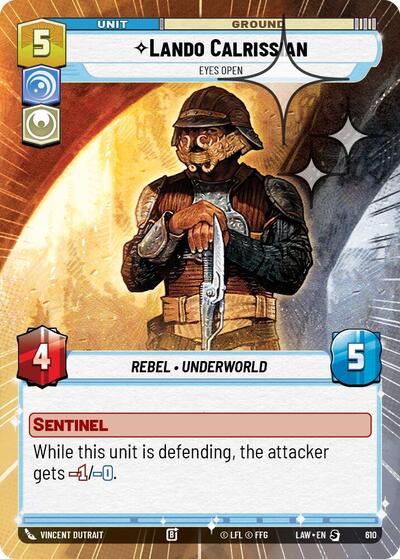 Lando Calrissian - Eyes Open (Hyperspace) - Foil