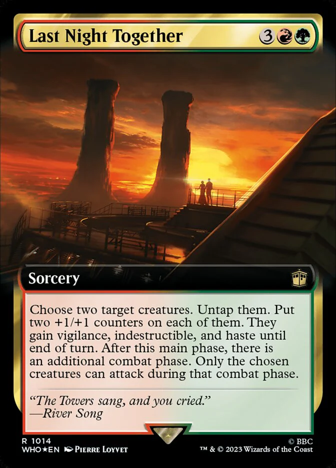 Last Night Together - Extended Art - Surge Foil (Foil)