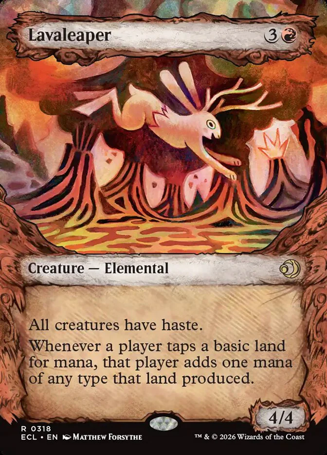 Lavaleaper - Borderless - Showcase (Foil)