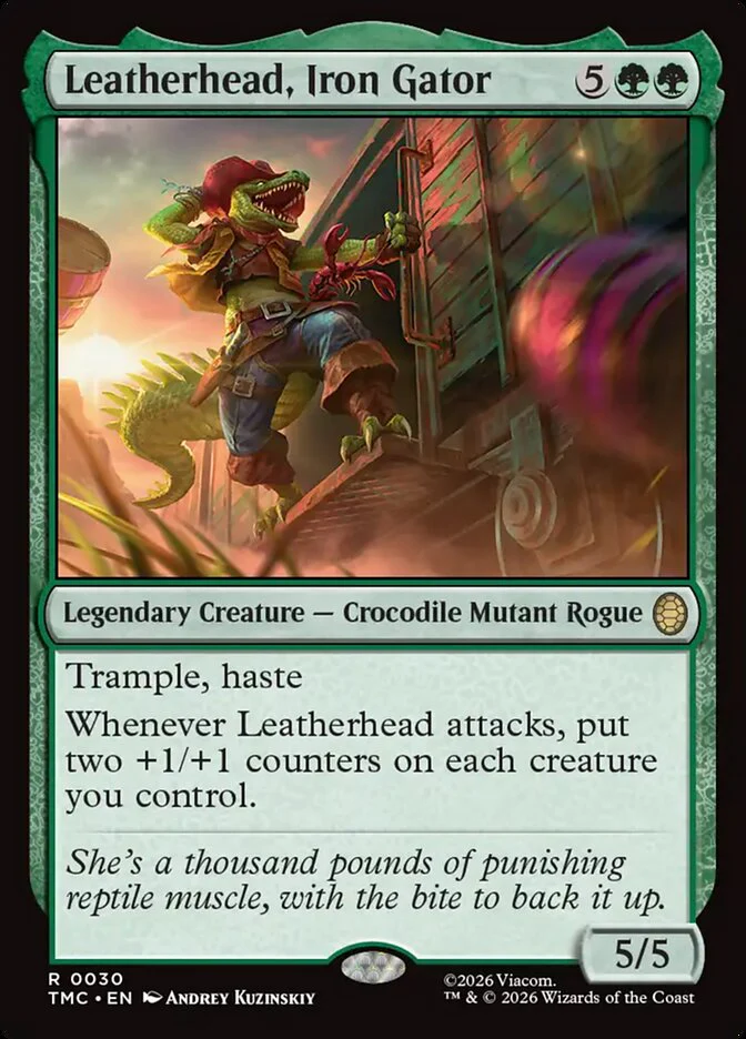 Leatherhead, Iron Gator - Legendary (Foil)