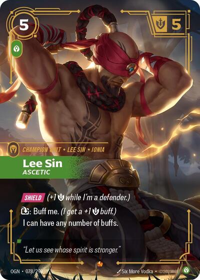 Lee Sin - Ascetic - Foil