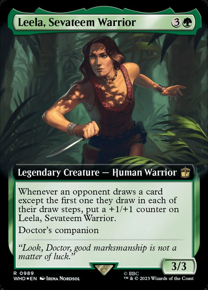 Leela, Sevateem Warrior - Extended Art - Legendary - Surge Foil (Foil)