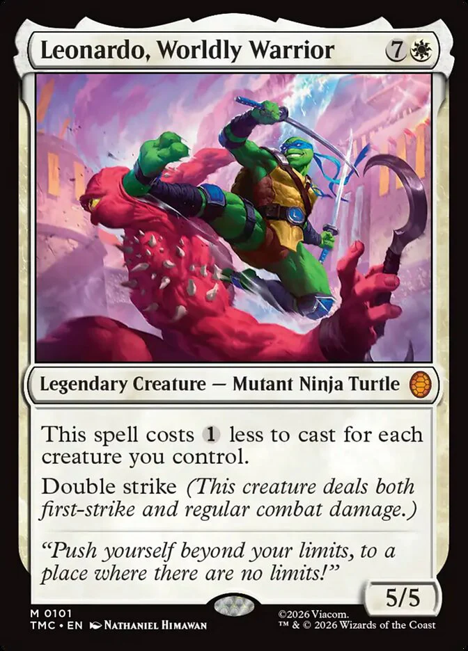 Leonardo, Worldly Warrior - Legendary