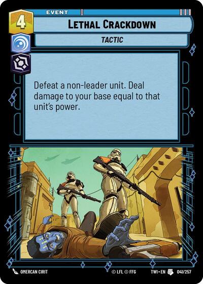 Lethal Crackdown  - Foil