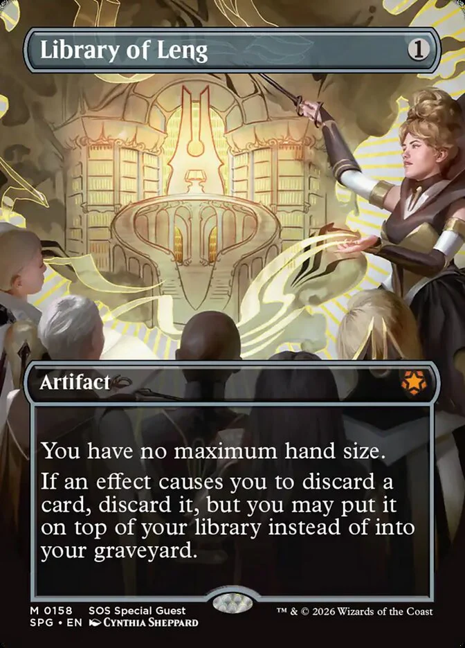 Library of Leng - Borderless - Inverted (Foil)