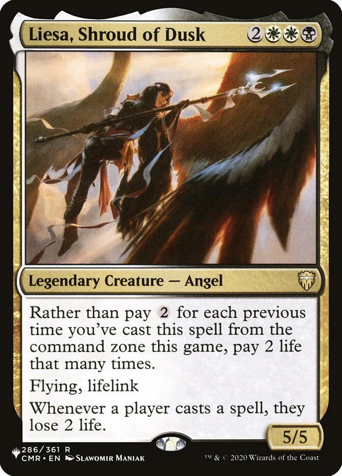 Liesa, Shroud of Dusk - Legendary