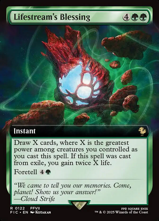 Lifestream's Blessing - Extended Art (Foil)