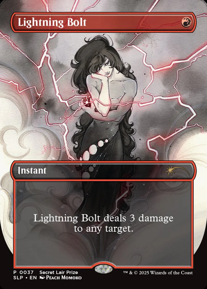 Lightning Bolt - Full Art - Inverted