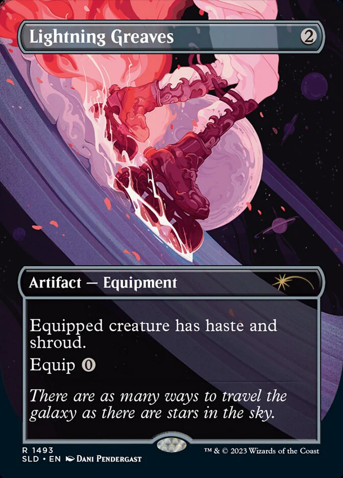 Lightning Greaves - Borderless - Full Art - Inverted