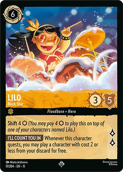 Lilo - Rock Star - Foil
