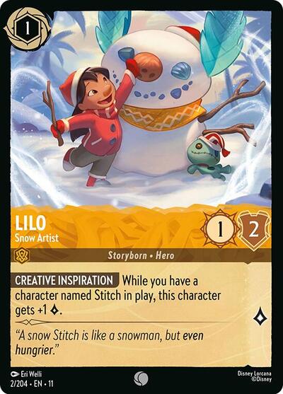 Lilo - Snow Artist - Foil