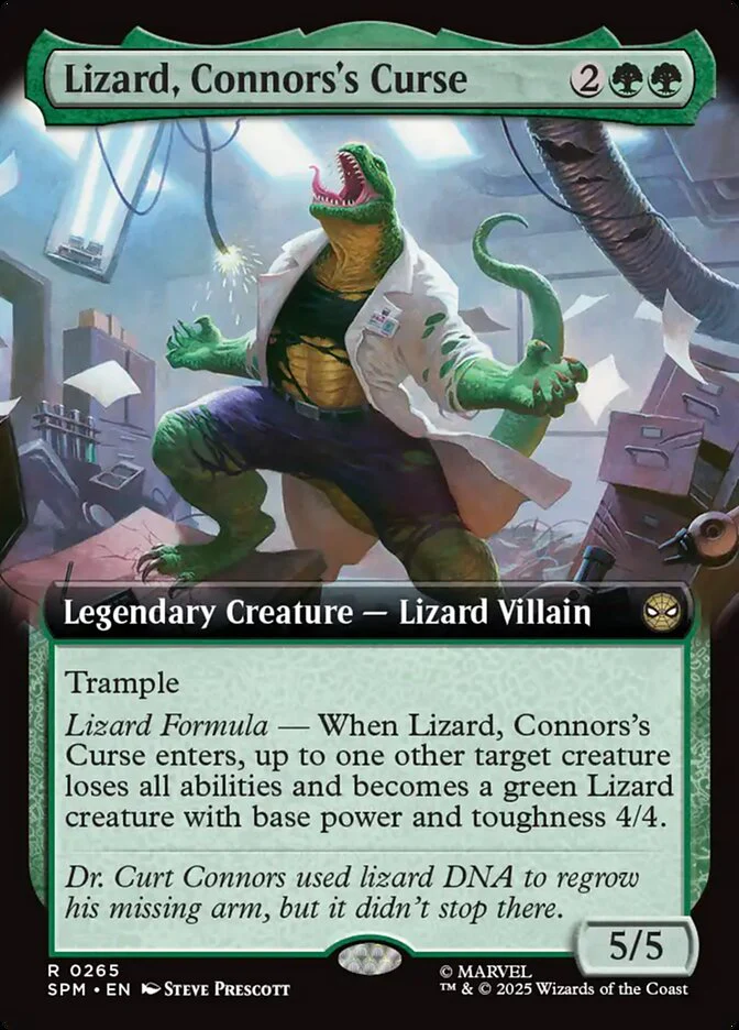 Lizard, Connors's Curse - Extended Art - Legendary