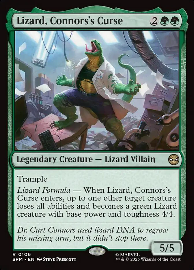 Lizard, Connors's Curse - Legendary (Foil)