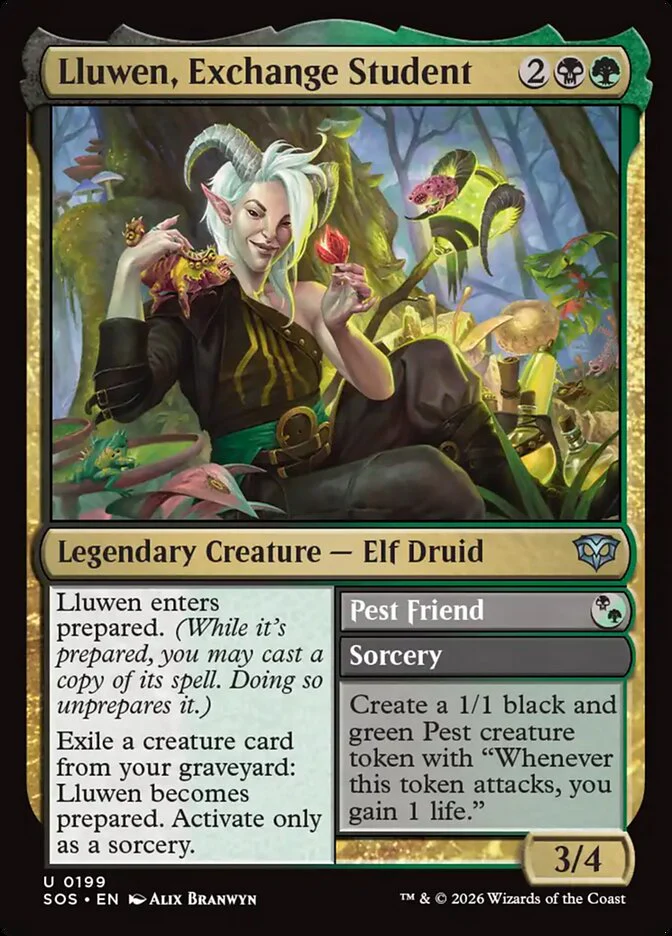 Lluwen, Exchange Student // Pest Friend - Legendary