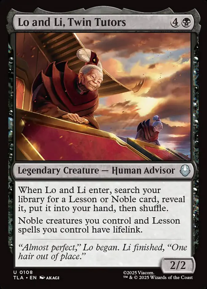 Lo and Li, Twin Tutors - Legendary (Foil)