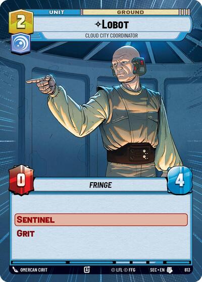 Lobot - Cloud City Coordinator (Hyperspace) - Foil
